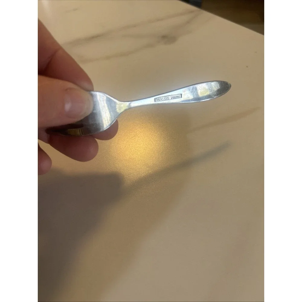 Treasured Tot‎ Stainless Steel Baby Fork & Spoon Set Vintage